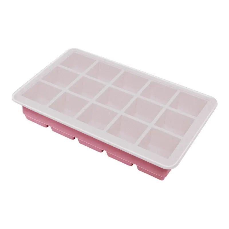 Bac à Glaçons 6 compartiments - en Silicone avec Couvercle bac à glaçons