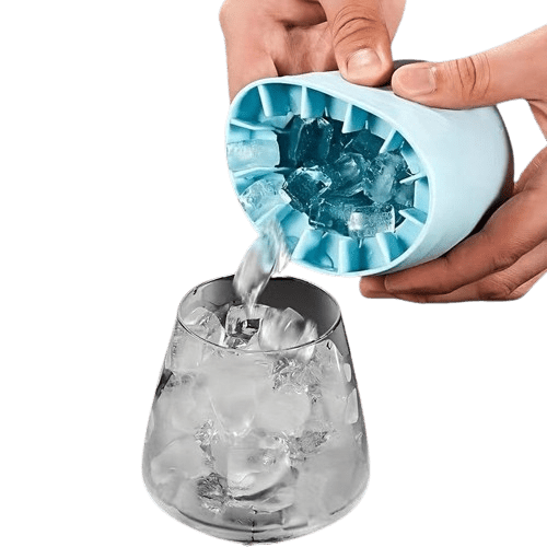Moule à glaçons en silicone - Faites des glaçons en forme parfaite en un clin d'œil
