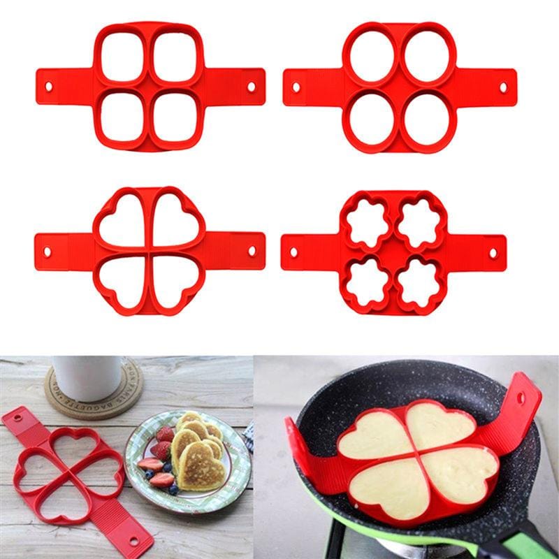 Moules à Pancakes en silicone multiformes Moules à Gateau