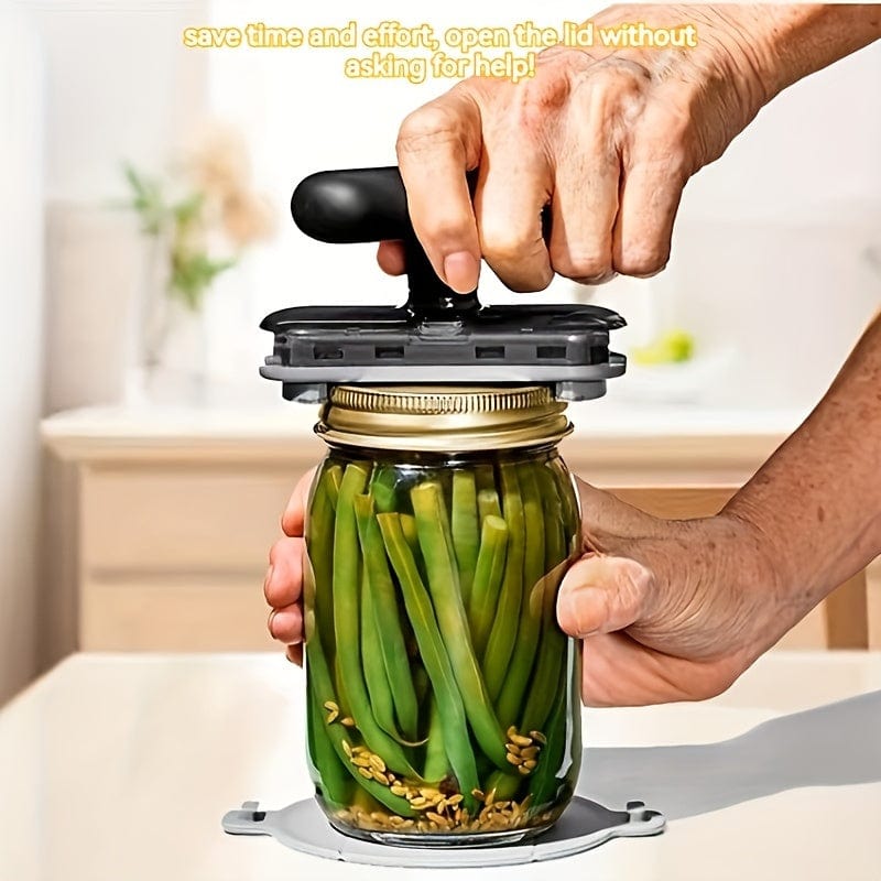 Ouvre-bocal &amp; décapsuleur ajustable ouvre bocal