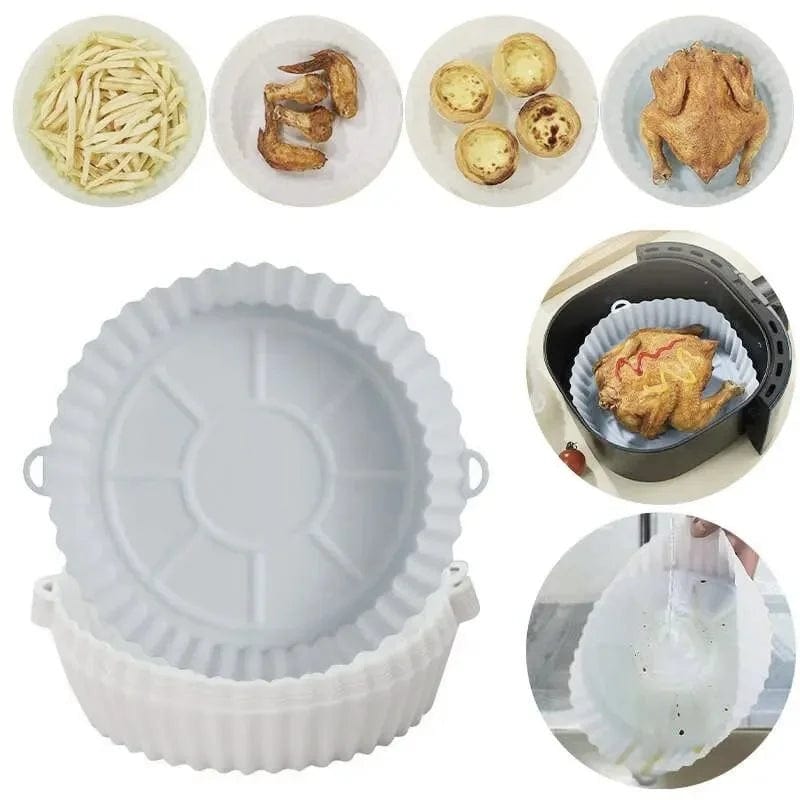 Panier de Cuisson en Silicone pour Air Fryer (14x17x4,6 cm) Air Fryer