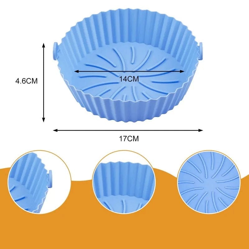 Panier de Cuisson en Silicone pour Air Fryer (14x17x4,6 cm) Air Fryer