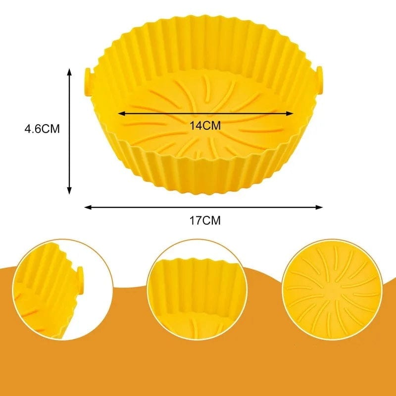 Panier de Cuisson en Silicone pour Air Fryer (14x17x4,6 cm) Air Fryer