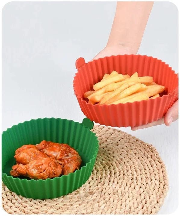 Panier de Cuisson en Silicone pour Air Fryer (18,5x21x4 cm) Air Fryer