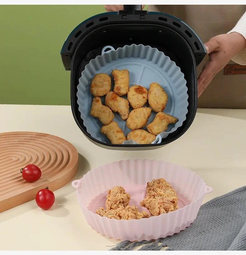 Panier de Cuisson en Silicone pour Air Fryer (18x20x4,5 cm) Air Fryer