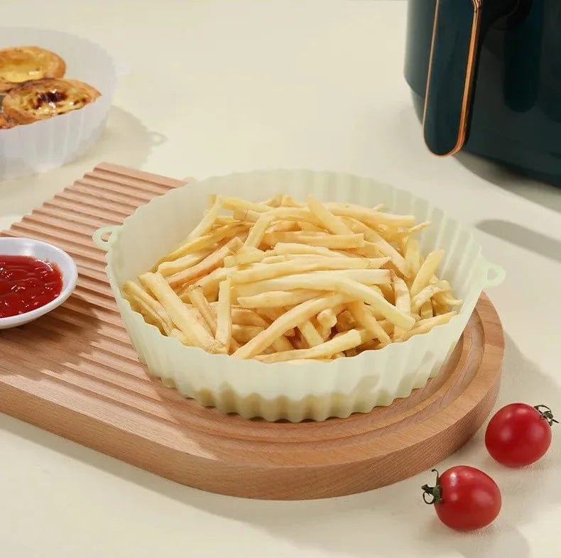 Panier de Cuisson en Silicone pour Friteuse sans Huile (18x20x4,5 cm) Friteuse sans Huile