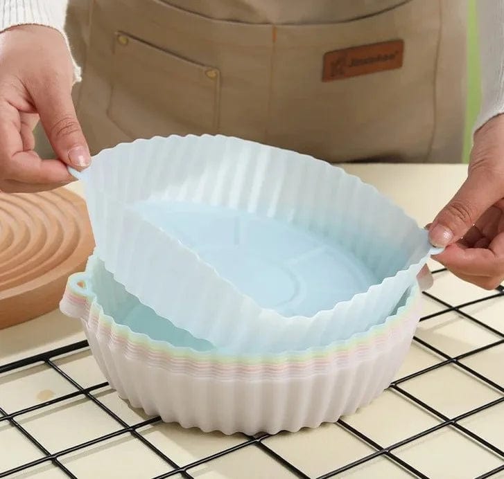 Panier de Cuisson en Silicone pour Friteuse sans Huile (19x22x6 cm) Friteuse sans Huile