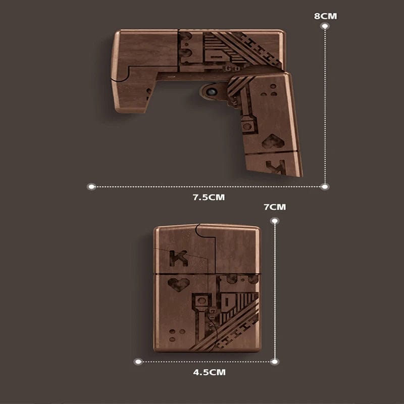 Pistolet anti-stress « TransformeR » en alliage haut de gamme
