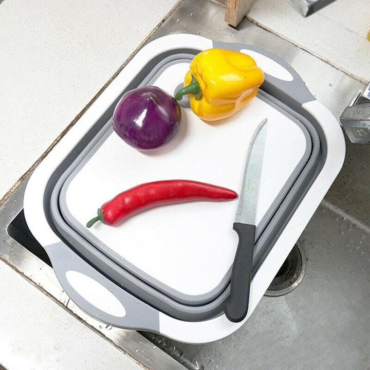 Planche à découper et Bac à légumes 2-en-1