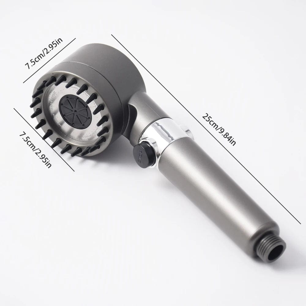 Pommeau de Douche à Haute Pression 3 Modes avec Filtre pour Salle de Bain