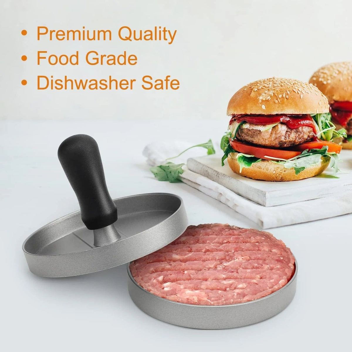 Presse à Burger Antiadhésive avec Papier Cuisson