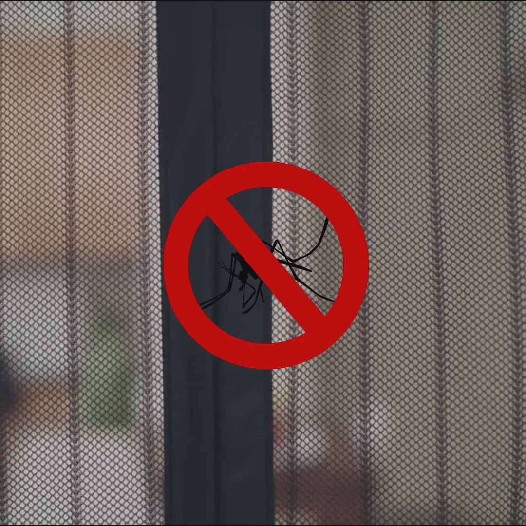 Moustiquaire Aimantée pour Portes et Entrées : Fermeture Automatique