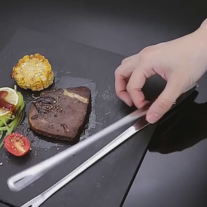 Pince de Cuisine en Inox à Long Manche
