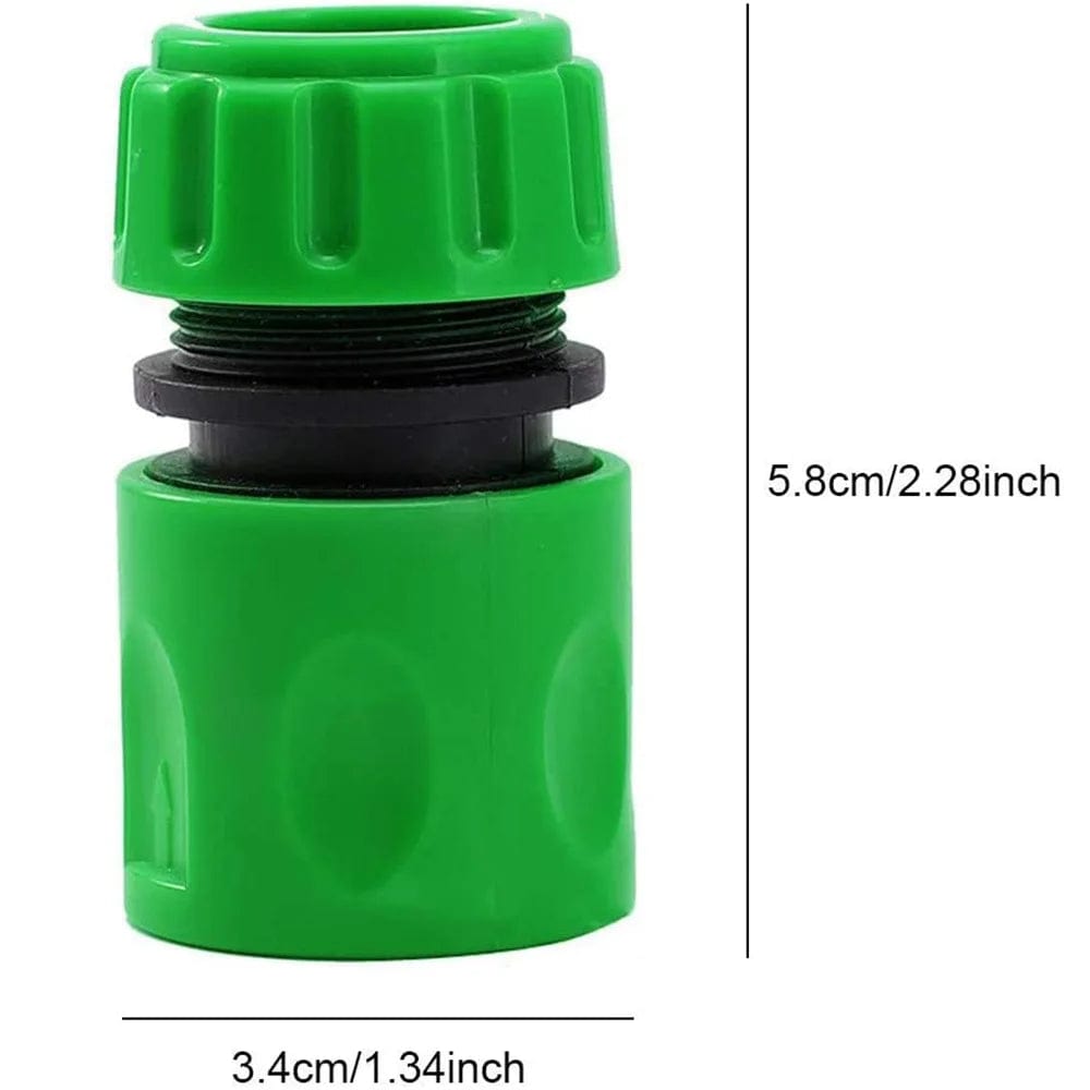 Raccord rapide en ABS pour tuyau d'arrosage de jardin - Set adaptateur double mâle 1/2"