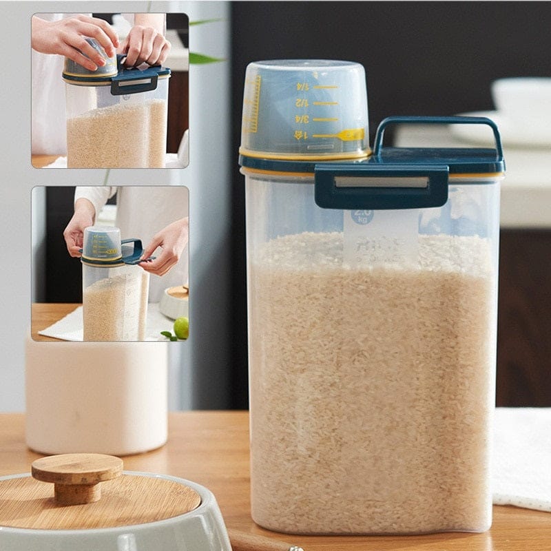 Récipient de stockage alimentaire avec bec verseur et doseur gradué Boîtes Hermétiques