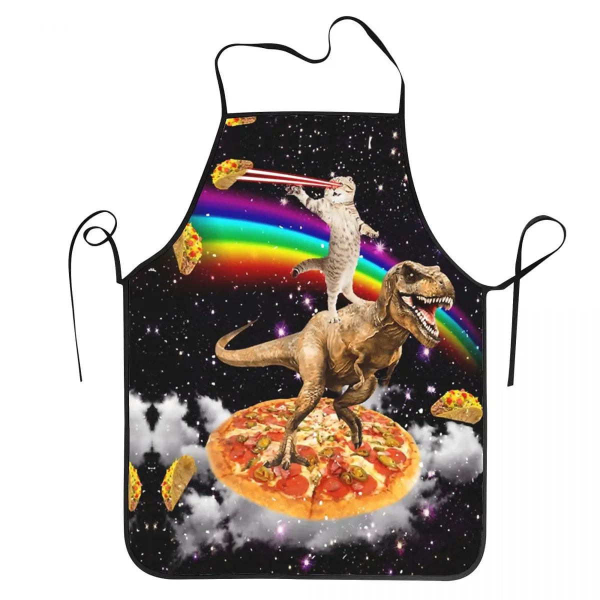 Tablier cuisine chat espace meme original - Oxford - chefs cuisiniers tablier