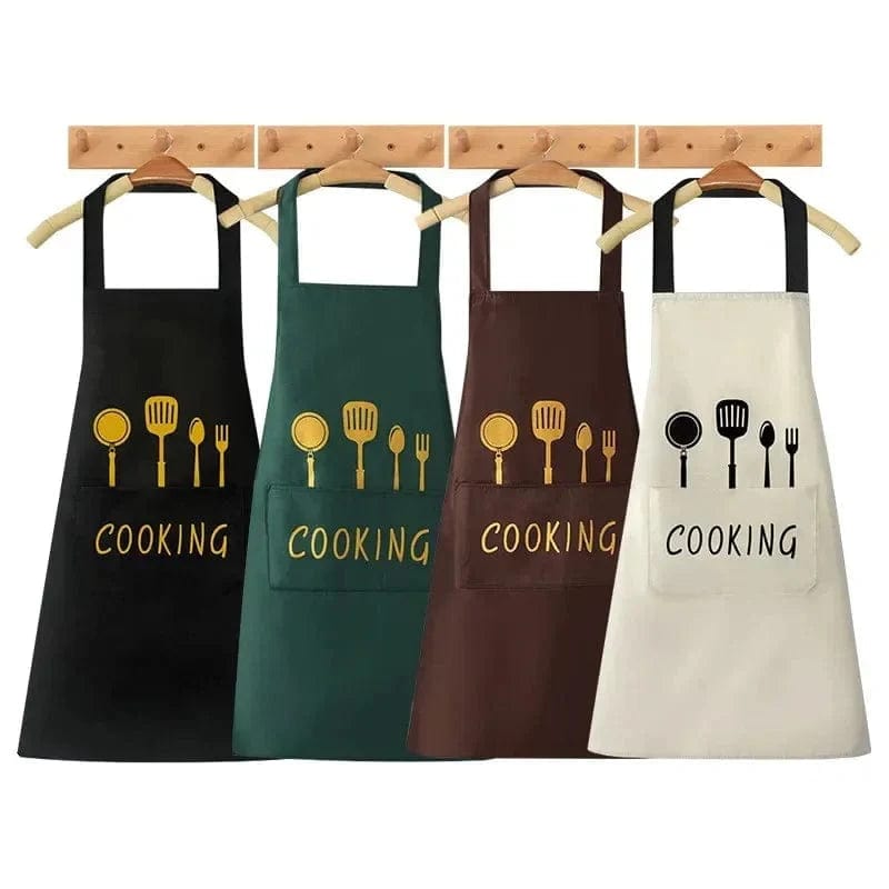 Tablier de Cuisine Classique "Cooking" en PVC Imperméable tablier