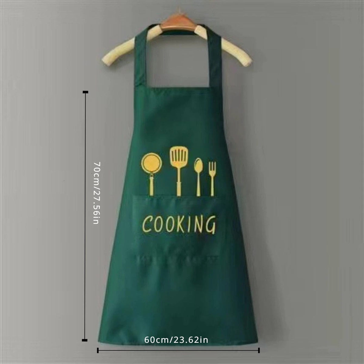 Tablier de Cuisine Classique "Cooking" en PVC Imperméable tablier