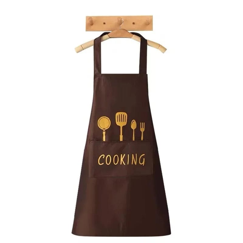 Tablier de Cuisine Classique "Cooking" en PVC Imperméable tablier