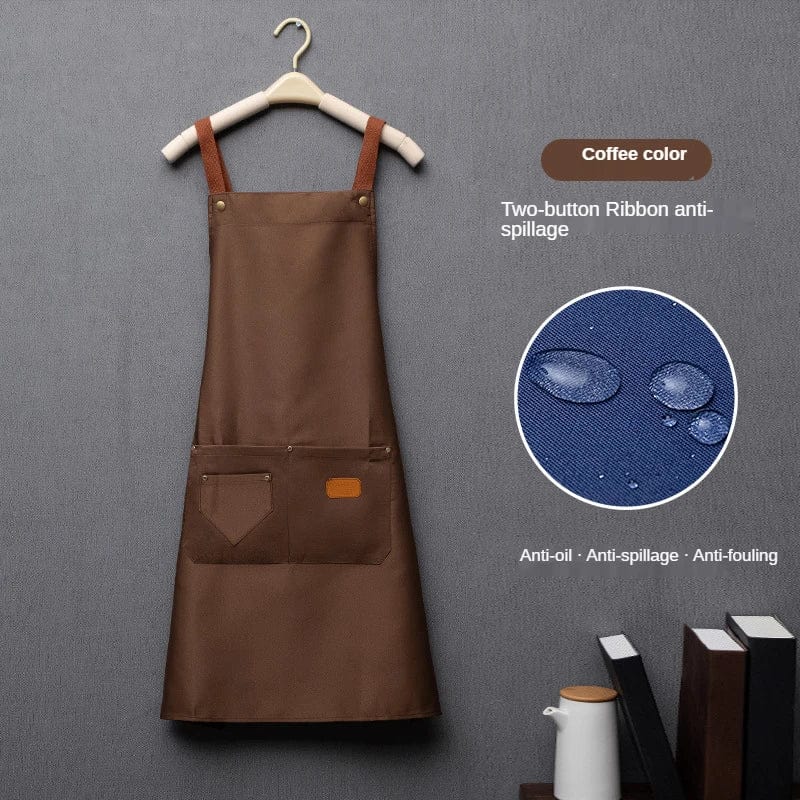 Tablier de cuisine en non-tissé pour homme et femme - Vert tablier
