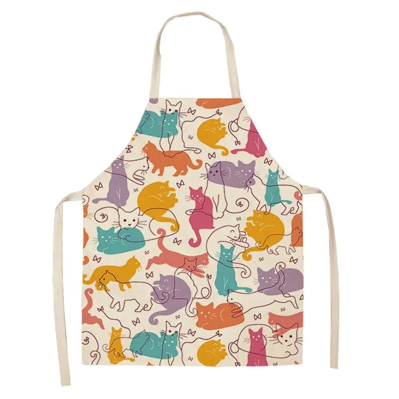 Tablier de Cuisine Imprimé de Chats tablier