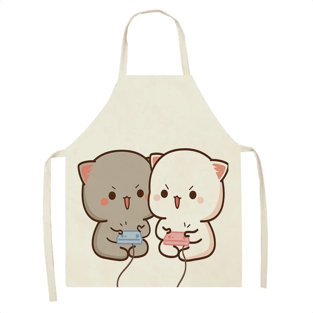 Tablier de Cuisine Kawaï Chats Cartoons Mignons - Taille Enfants tablier
