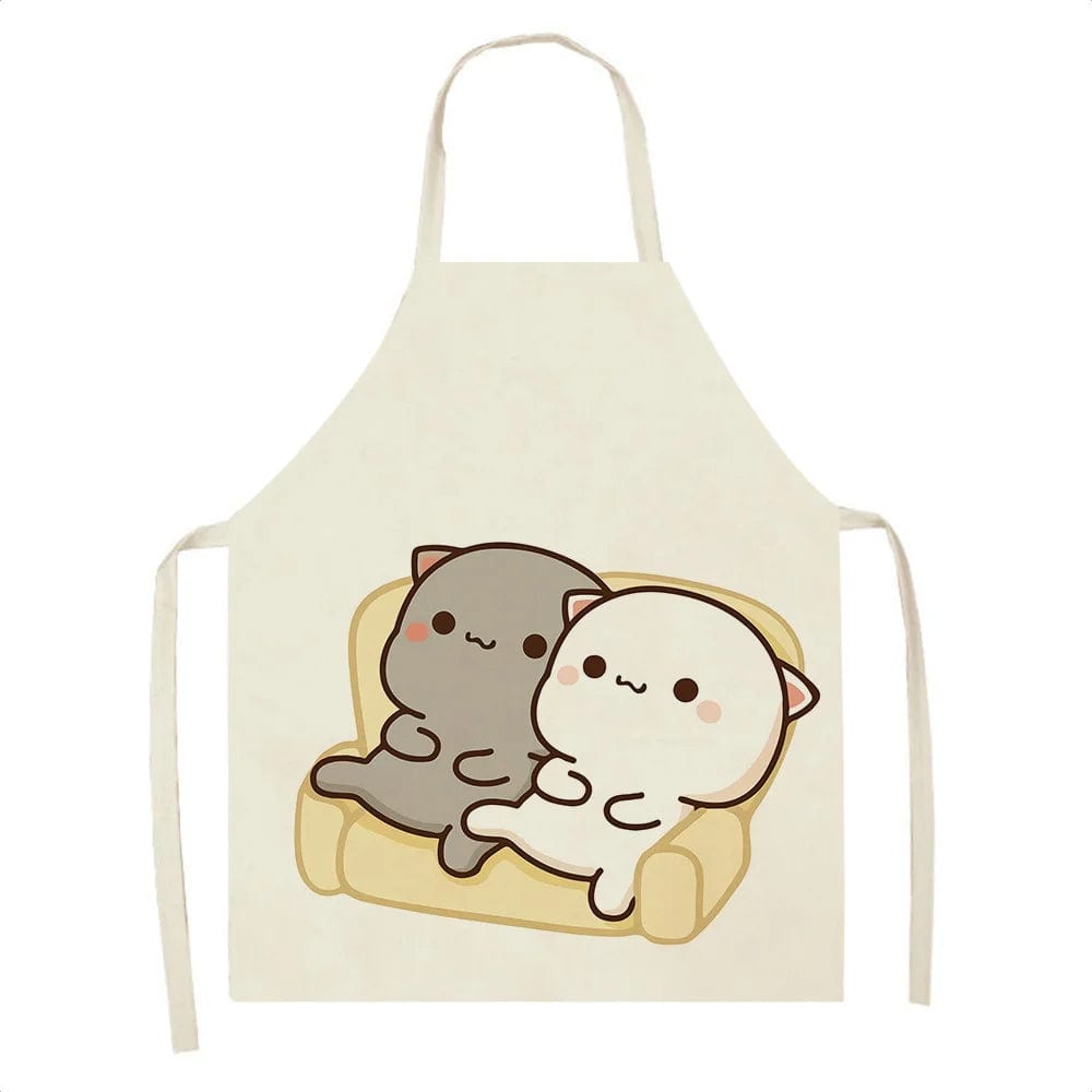 Tablier de Cuisine Kawaï Chats Cartoons Mignons - Taille Enfants tablier