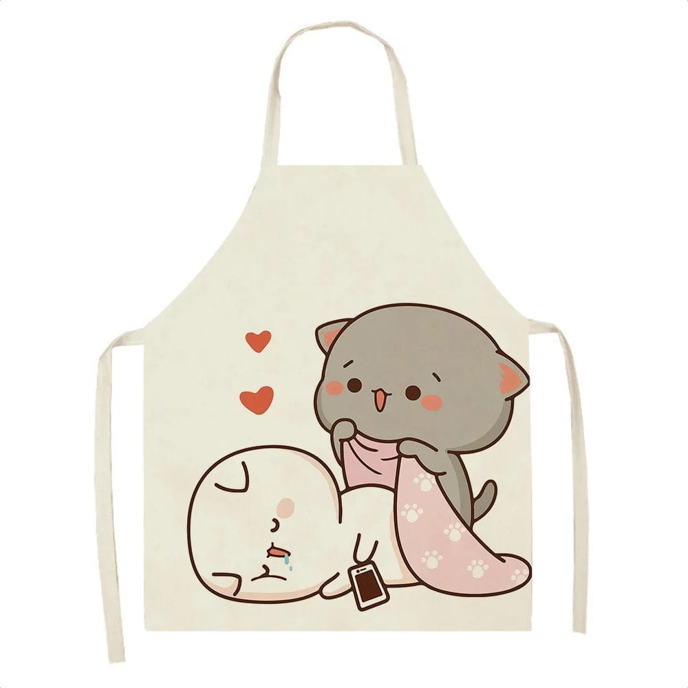 Tablier de Cuisine Kawaï Chats Cartoons Mignons - Taille Enfants tablier