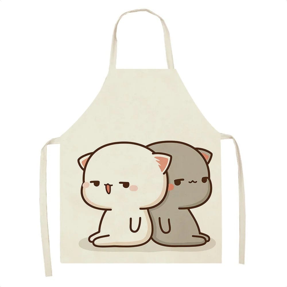 Tablier de Cuisine Kawaï Chats Cartoons Mignons - Taille Enfants tablier