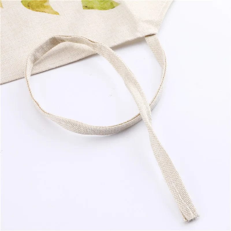 Tablier de cuisine sans manches avec impression de chat, lin coton tablier