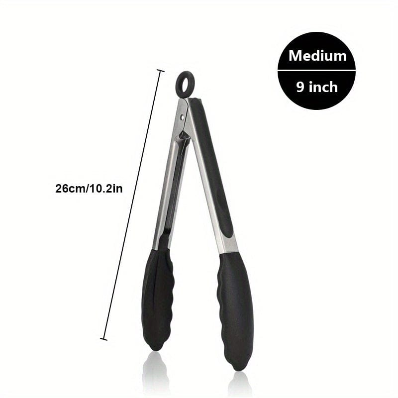 Pince de cuisine inox embouts silicone 23 cm