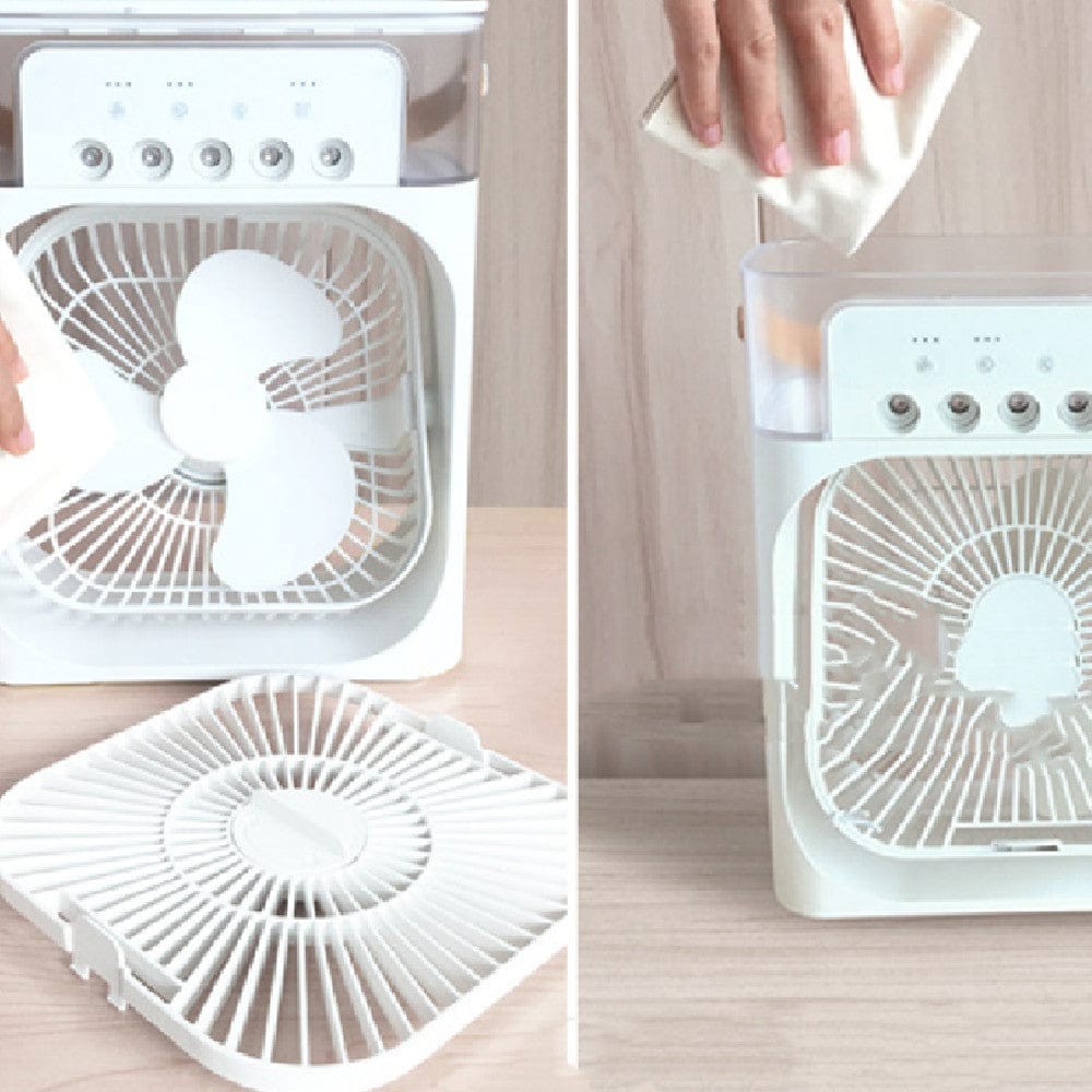 Ventilateur Humidificateur Brumisateur 3-en-1