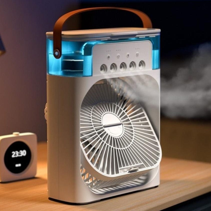 Ventilateur Humidificateur Brumisateur 3-en-1